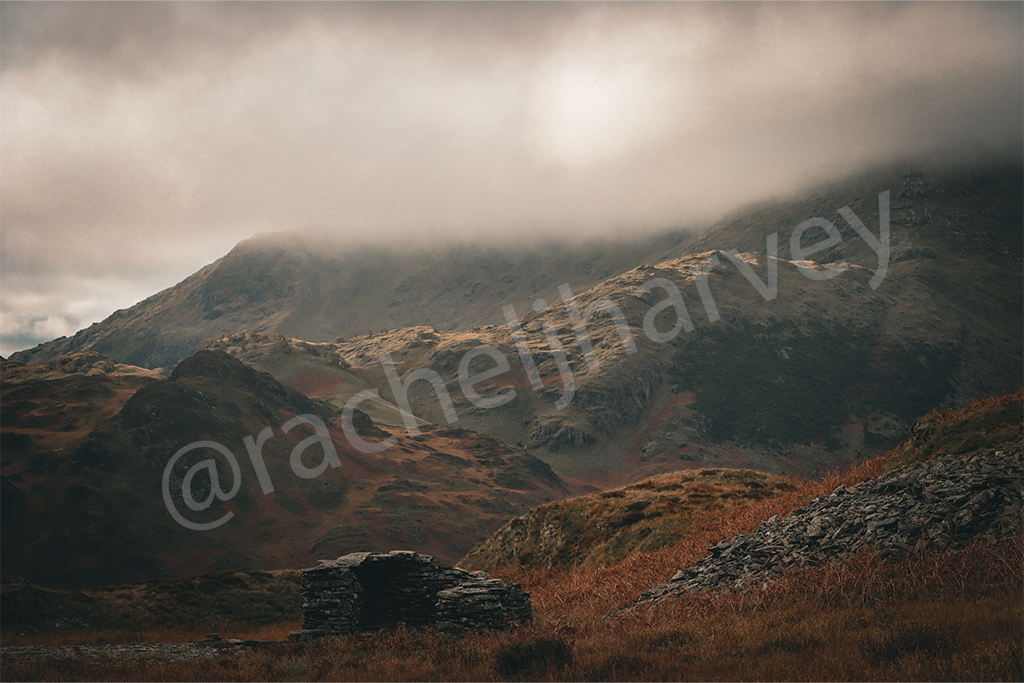 Stone shelter on Coniston